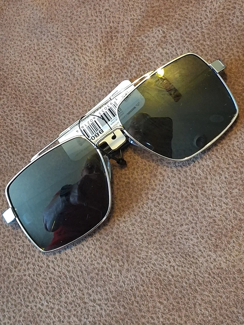 Foster Grant Premium Men's Silver Metal Sunglasses